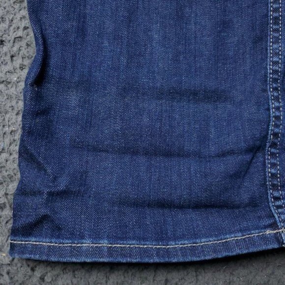7 For All Mankind Standard Distressed Jeans Blue Cotton Mens Size 38 x34 - Picture 7 of 8